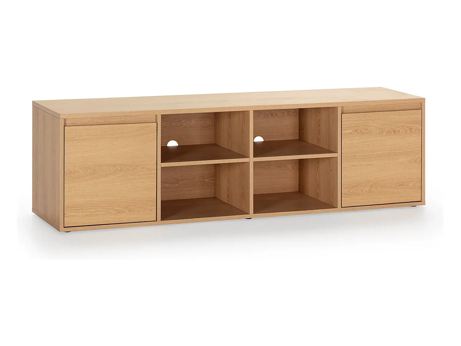 Móvel De Tv|VS Venta-stock Móvel TVTori 2 portas, cor carvalho, 160 cm Castanho