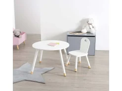 Clearance Atmosphera Nordic Kids tabela 43x60øcm Branco