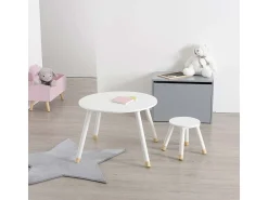 Clearance Atmosphera Nordic Kids tabela 43x60øcm Branco