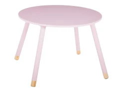 Mesa De Apoio*Atmosphera Nordic Kids tabela 43x60øcm Rosa