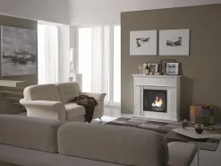 Lareira| Nostalghia - Biolareira de piso em MDF lacado Branco