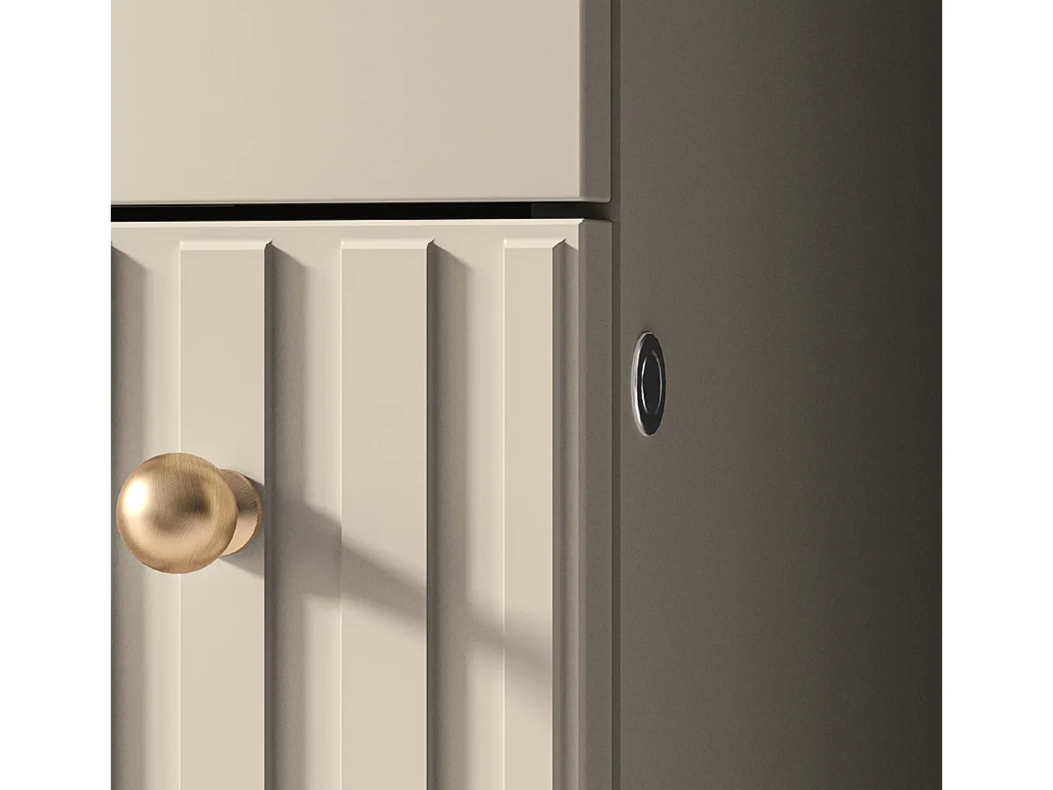 Petits-Meubles Nova Cashmere Vitrina LED de 2 portas^ Vitrina