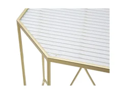 Discount NOVO PAR DE PORTA-TELEFONE EM VIDRO CM 50X46X100-40X37X80 Dourado