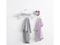 Hot Atmosphera Nube suporte de 4 cabides 12x48x22cm Branco