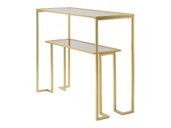 Consola| NÍVEL CONSOLA CM 100X35X80 Dourado