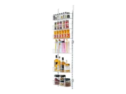 Best Organizador de Despensa SucceBuy, com Prateleiras Suspensas de 6 Níveis, para Cozinha, Despensa, Sala de Estar Branco