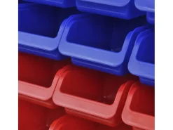 Prateleira| Organizador ferramentas montado na parede, 2 pçs, vermelho & PT321592 Azul