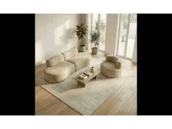 Sofá* Pack Lounge sofá e poltrona - areia Bege