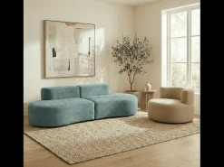 Sale Pack Lounge sofá e poltrona - sálvia e areia Verde claro