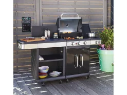 Móvel De Arrumação|Cook'in Garden Painel lateral DESSERTE FIDGI Preto