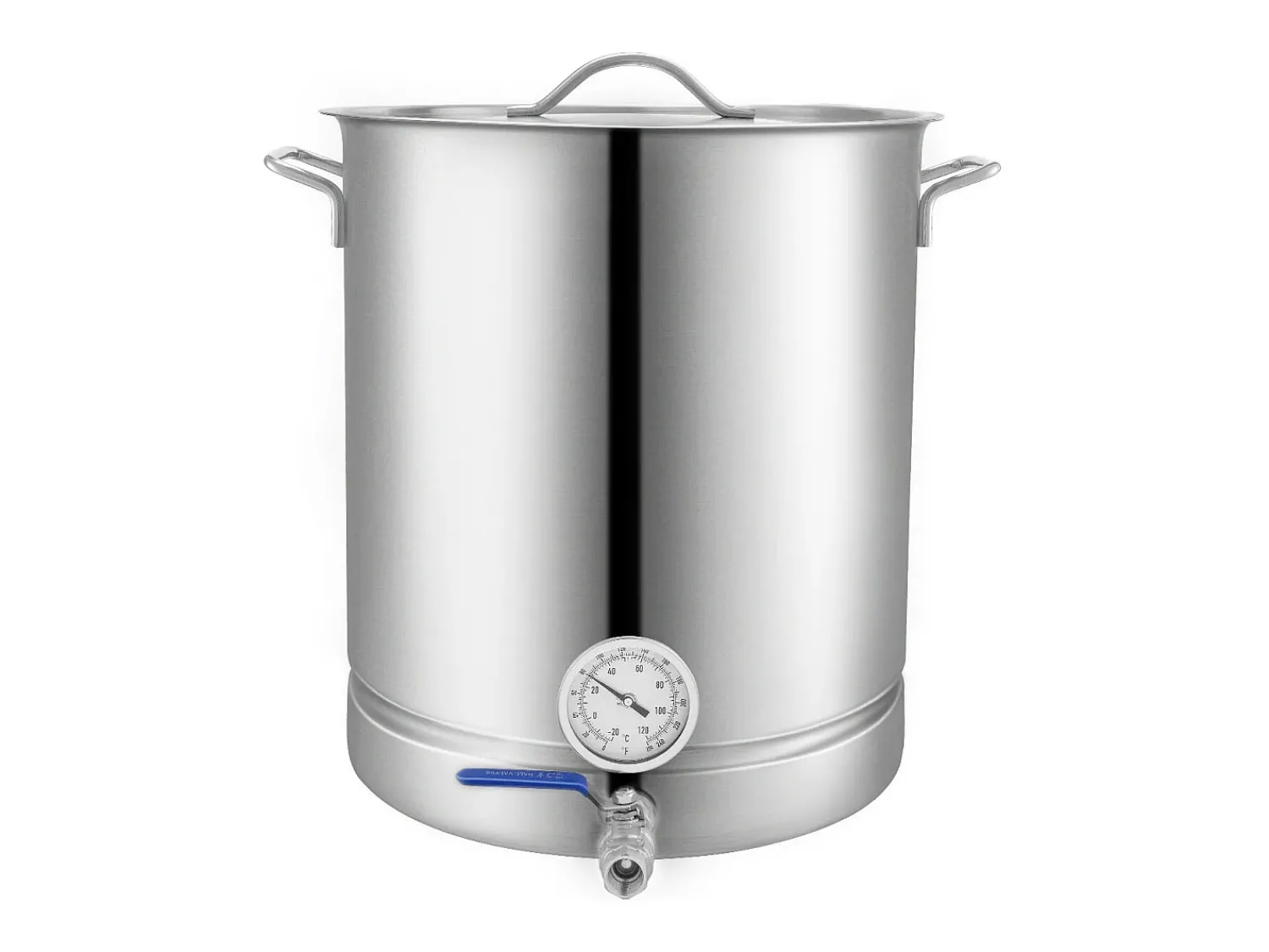 Acessório Vinho E Bar* Panela de Fermentação SucceBuy de Aço Inoxidável 60.6L, Fundo Triplo, Panela de Cerveja, Suprimentos para Fabricação de Cerveja Caseira
