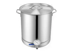 Acessório Vinho E Bar* Panela de Fermentação SucceBuy de Aço Inoxidável 60.6L, Fundo Triplo, Panela de Cerveja, Suprimentos para Fabricação de Cerveja Caseira