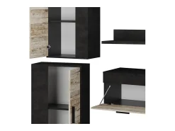 Móvel De Tv*Vicco Parede da sala de estar 140x35.2x38.7 berno Bege