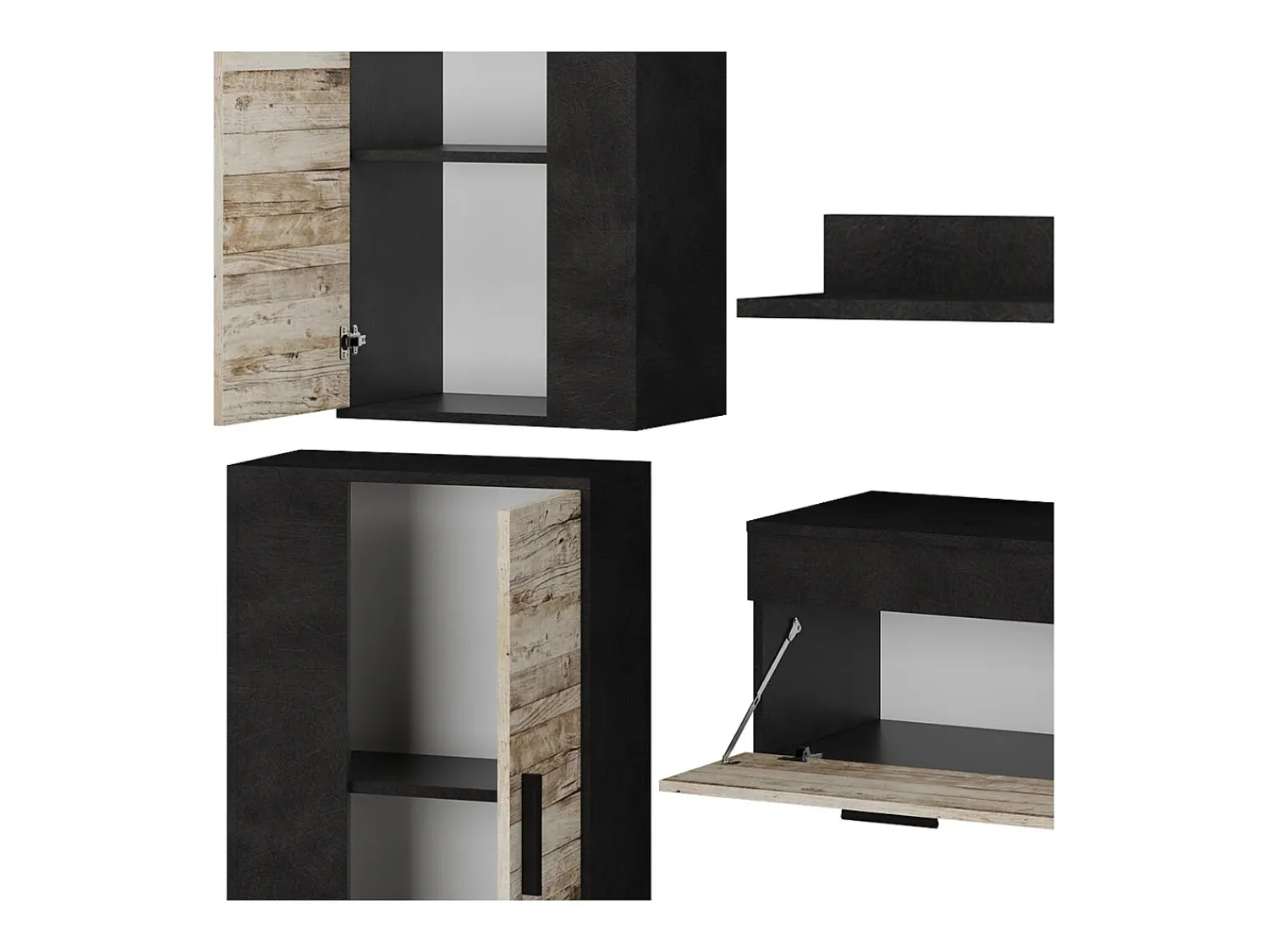Móvel De Tv*Vicco Parede da sala de estar 140x35.2x38.7 berno Bege