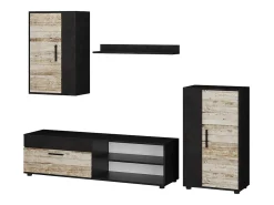 Móvel De Tv*Vicco Parede da sala de estar 140x35.2x38.7 berno Bege