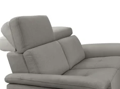 Sofá|Loft24 Pareli | Sofá de 2 lugares com função Relax Manuel em PU Cinzento
