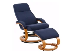 Loft24 Paris | Recliner + Banco Escuro^ Poltrona