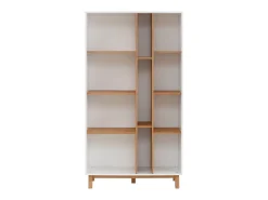 Biblioteca|Loft24 Paulo | Estante em MDF Branco