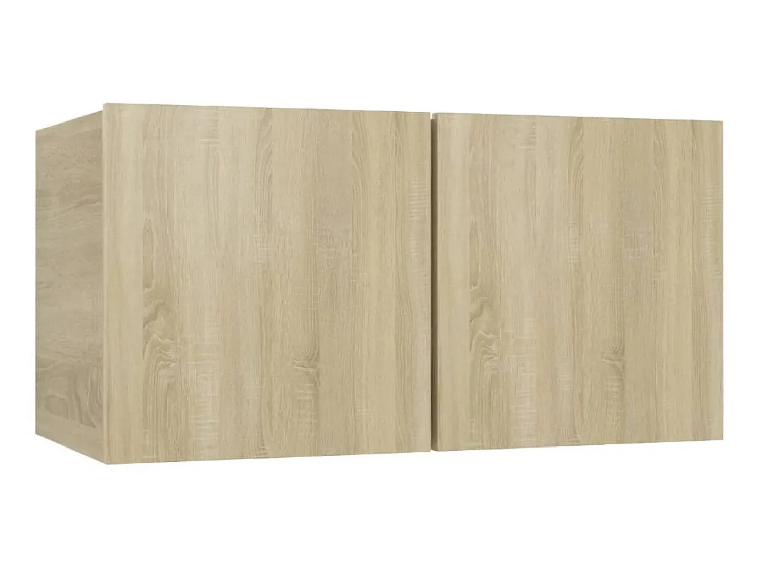 Best 8pcs conjunto de móveis de TV derivados madeira carvalho sonoma PT746160 Castanho
