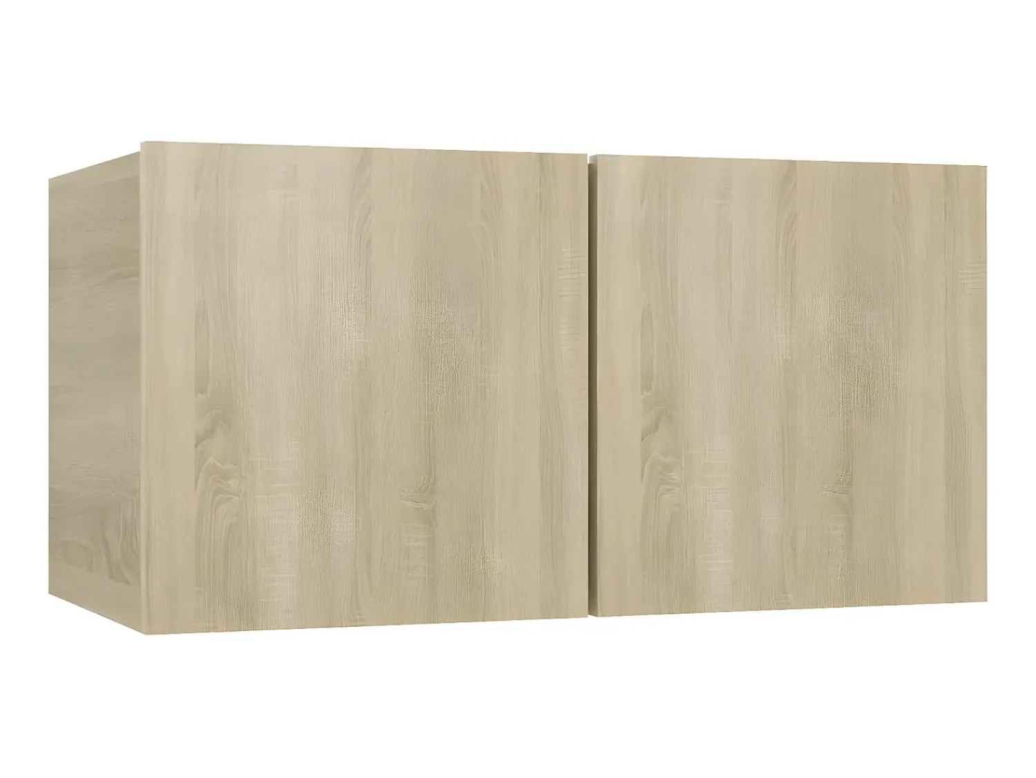 Móvel De Tv* 8pcs conjunto de móveis de TV derivados madeira carvalho sonoma PT370114 Castanho