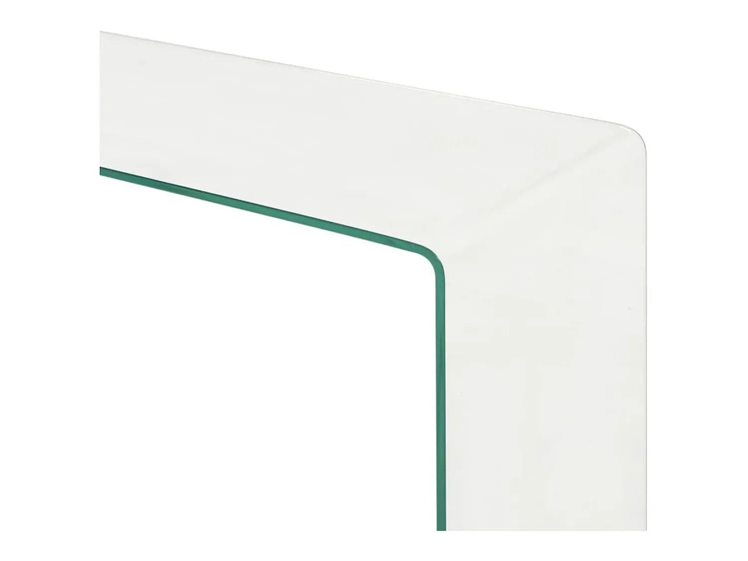 Mesa De Centro*vidaxl 2pcs conjunto mesas centro 90x30x20/110x30x40cm vidro temperado Transparente