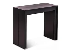 Consola| Pinóquio - Consola extensível (42,5/302,5 x 90 cm) em MDF lacado Preto