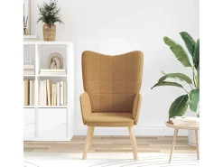 Poltrona| Poltrona | Cadeira de Sala | Cadeira Relaxante 62x67x95.5 cm tecido SHL302969 Bege