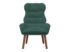 Hot Poltrona | Cadeira de Sala | Cadeira Relaxante Verde-escuro 69x74x93 cm Veludo SHL851935 Verde pinho