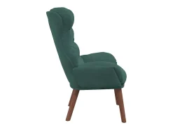 Hot Poltrona | Cadeira de Sala | Cadeira Relaxante Verde-escuro 69x74x93 cm Veludo SHL851935 Verde pinho