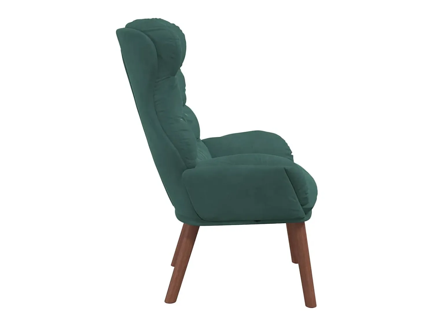 Hot Poltrona | Cadeira de Sala | Cadeira Relaxante Verde-escuro 69x74x93 cm Veludo SHL851935 Verde pinho