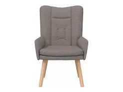 Poltrona | Cadeira de Sala | Cadeira Relaxante Cinzento-acastanhado 63x67x94 cm tecido SHL296444^ Poltrona