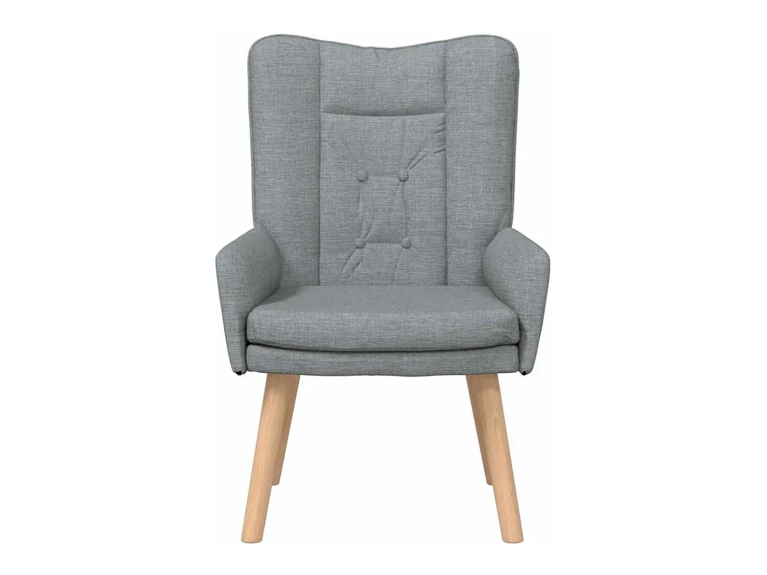 Poltrona| Poltrona | Cadeira de Sala | Cadeira Relaxante Cinzento-claro 63x67x94 cm tecido SHL56460 Cinzento claro