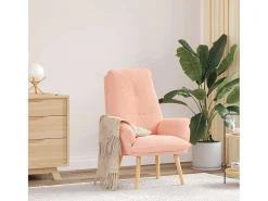 Best Poltrona | Cadeira de Sala | Cadeira Relaxante 69x74x93 cm tecido SHL339848 Rosa
