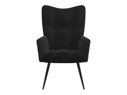 Poltrona | Cadeira de Sala | Cadeira Relaxante com Banco em Veludo SHL221216^ Poltrona
