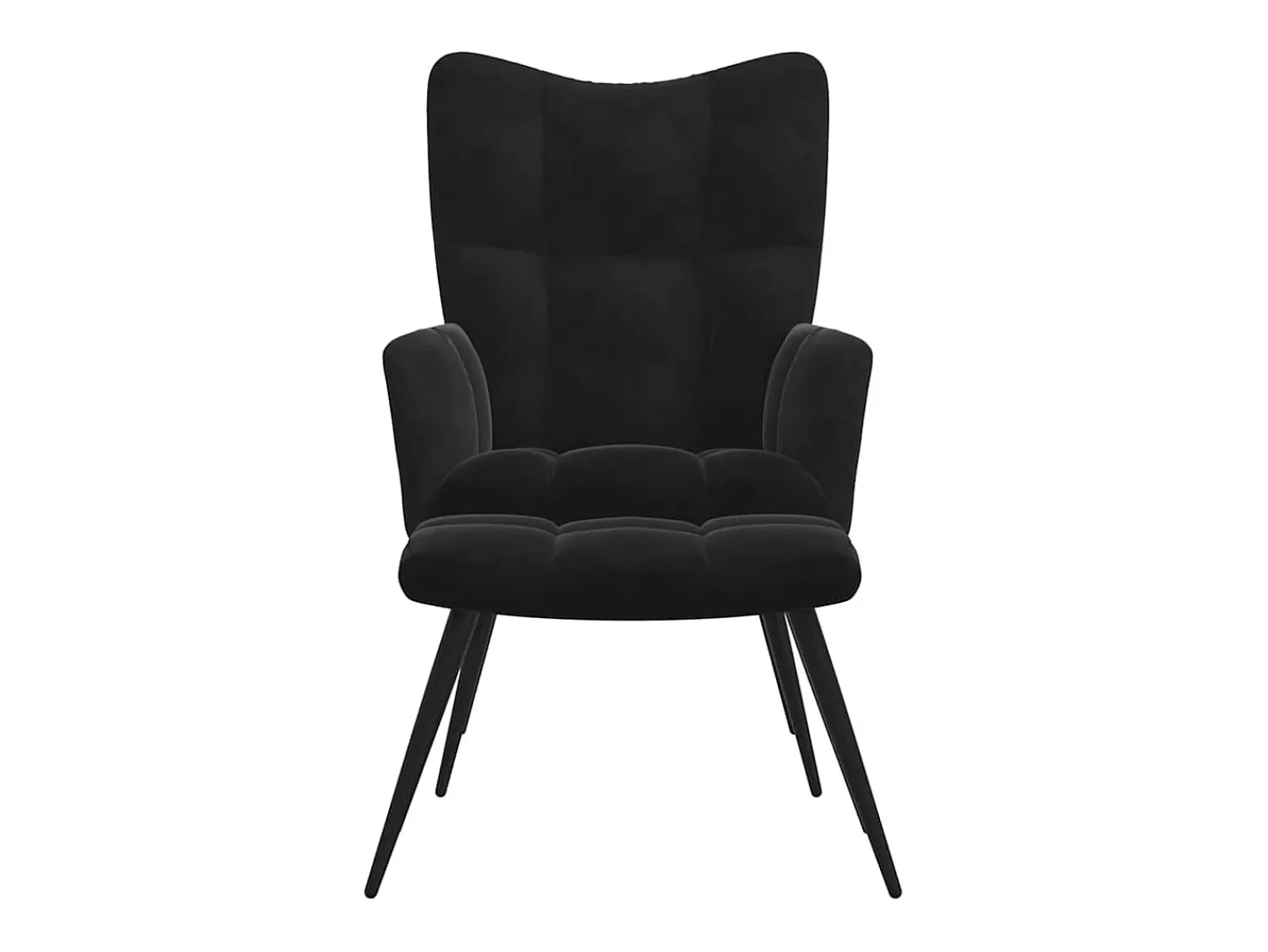 Poltrona | Cadeira de Sala | Cadeira Relaxante com Banco em Veludo SHL221216^ Poltrona