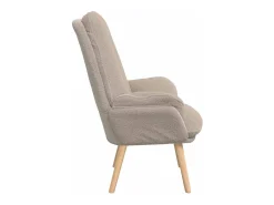 Poltrona | Cadeira de Sala | Cadeira Relaxante Cinzento-claro 69x74x93 cm tecido SHL157414^ Poltrona