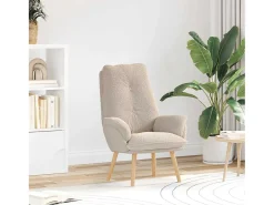 Poltrona | Cadeira de Sala | Cadeira Relaxante Cinzento-claro 69x74x93 cm tecido SHL157414^ Poltrona