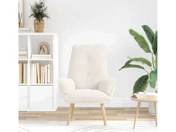 Poltrona| Poltrona | Cadeira de Sala | Cadeira Relaxante 69x74x93 cm tecido SHL91522 Creme