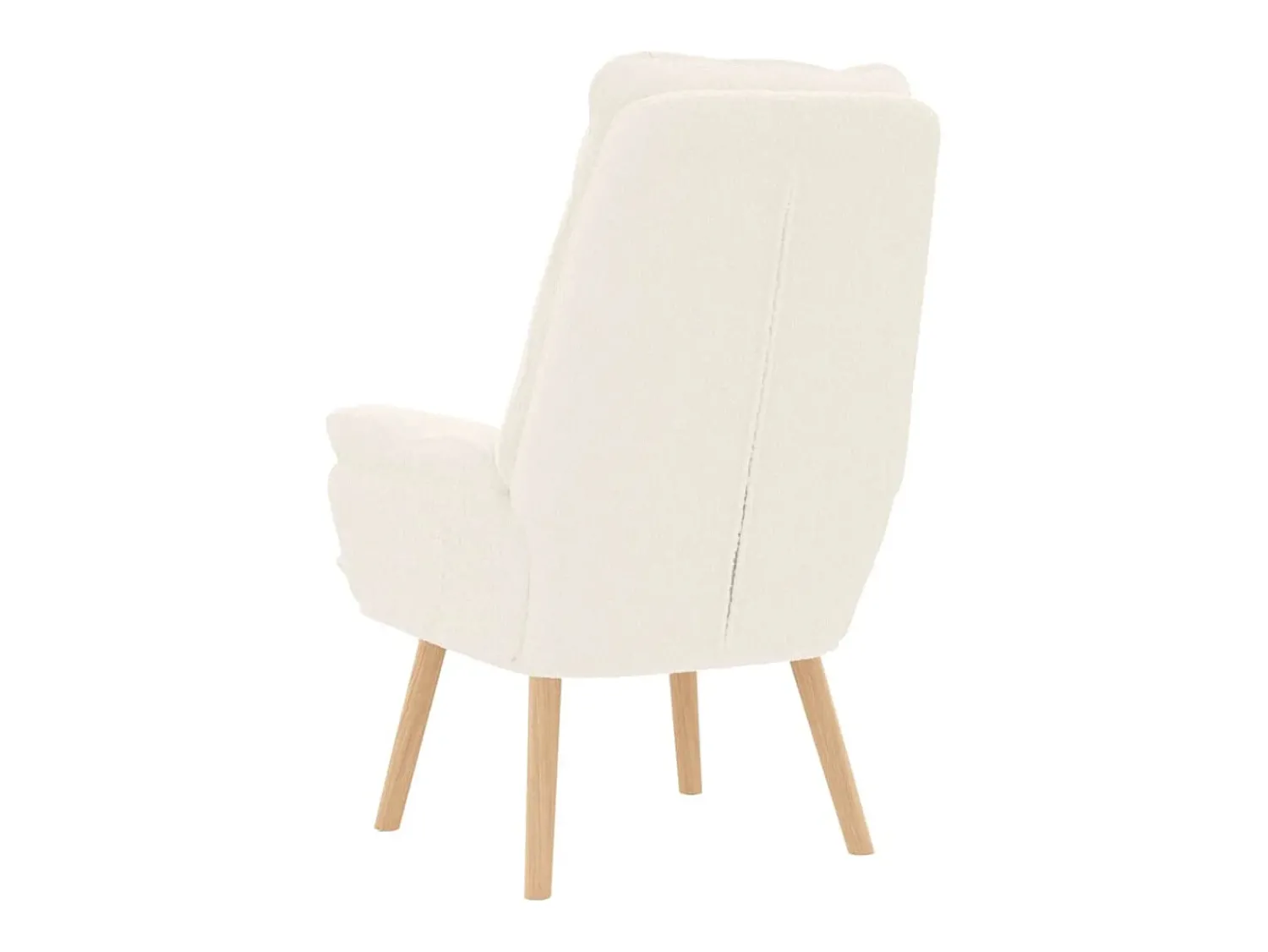 Poltrona| Poltrona | Cadeira de Sala | Cadeira Relaxante 69x74x93 cm tecido SHL91522 Creme