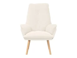 Poltrona| Poltrona | Cadeira de Sala | Cadeira Relaxante 69x74x93 cm tecido SHL91522 Creme