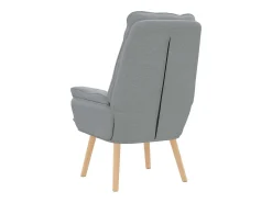 Poltrona* Poltrona | Cadeira de Sala | Cadeira Relaxante Cinzento-claro 69x74x93 cm tecido SHL854155 Cinzento claro