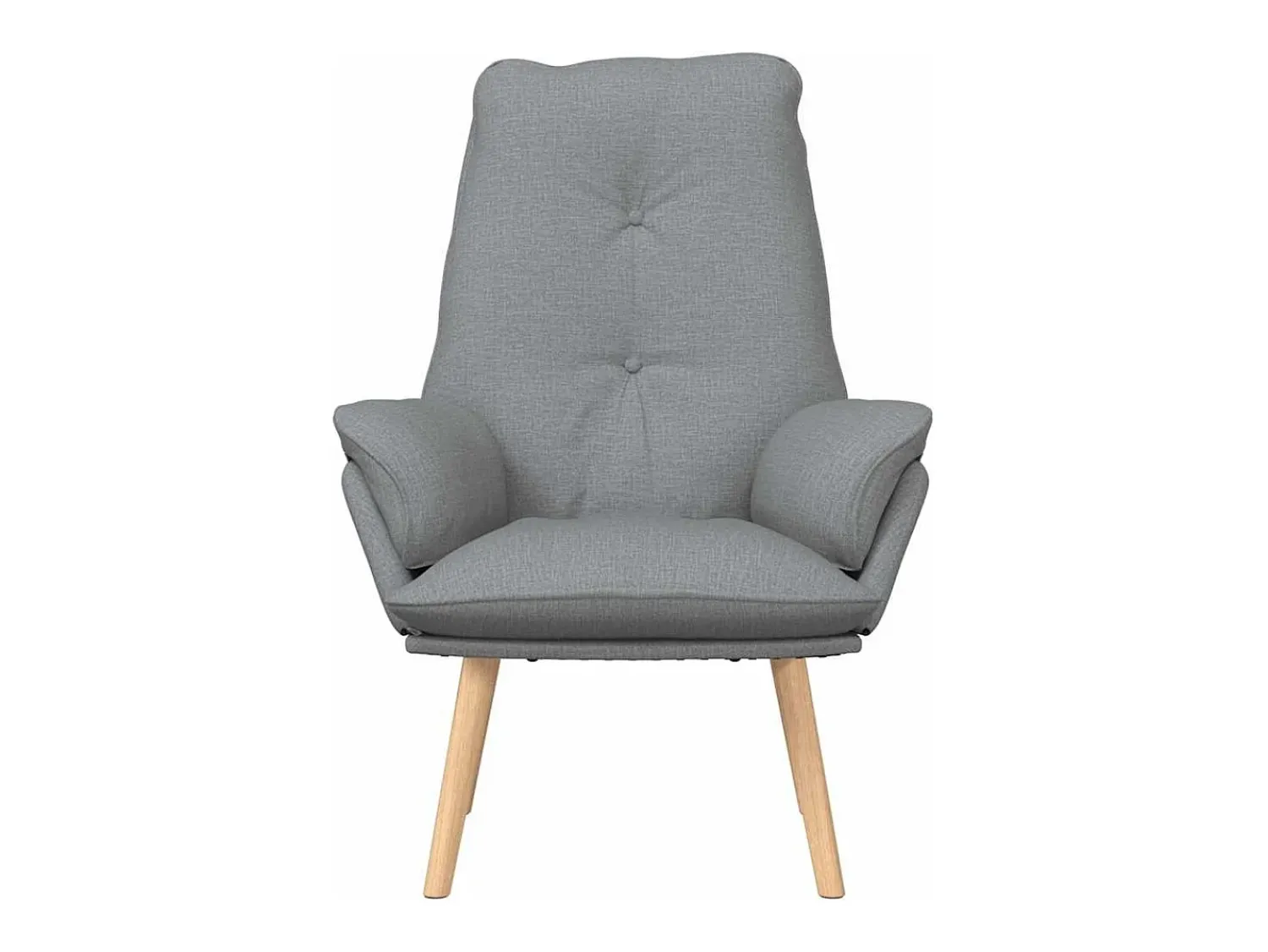 Poltrona* Poltrona | Cadeira de Sala | Cadeira Relaxante Cinzento-claro 69x74x93 cm tecido SHL854155 Cinzento claro