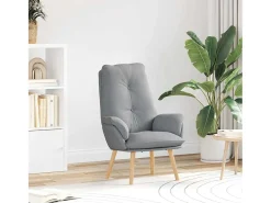 Poltrona* Poltrona | Cadeira de Sala | Cadeira Relaxante Cinzento-claro 69x74x93 cm tecido SHL854155 Cinzento claro