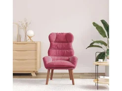 Poltrona | Cadeira de Sala | Cadeira Relaxante tinto 69x74x93 cm Veludo SHL810835^ Poltrona