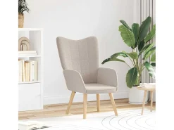 Poltrona | Cadeira de Sala | Cadeira Relaxante Cinzento-claro 62x67x95.5 cm tecido SHL838017^ Poltrona