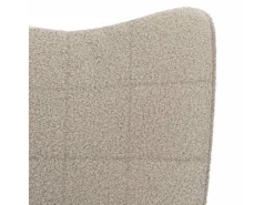Poltrona | Cadeira de Sala | Cadeira Relaxante Cinzento-claro 62x67x95.5 cm tecido SHL838017^ Poltrona