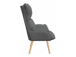 Poltrona | Cadeira de Sala | Cadeira Relaxante Cinzento escuro 69x74x93 cm tecido SHL431126^ Poltrona