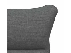 Poltrona | Cadeira de Sala | Cadeira Relaxante Cinzento escuro 69x74x93 cm tecido SHL431126^ Poltrona