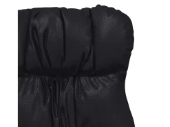 Poltrona* Poltrona | Cadeira de Sala | Cadeira Relaxante 69x74x93 cm Couro sintético SHL744768 Preto
