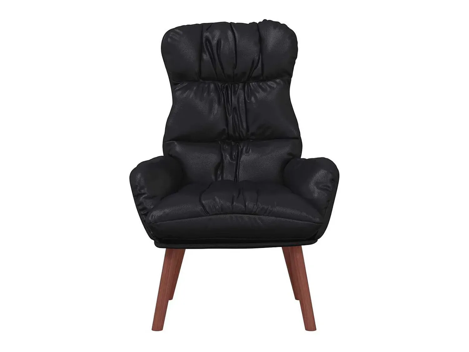Poltrona* Poltrona | Cadeira de Sala | Cadeira Relaxante 69x74x93 cm Couro sintético SHL744768 Preto